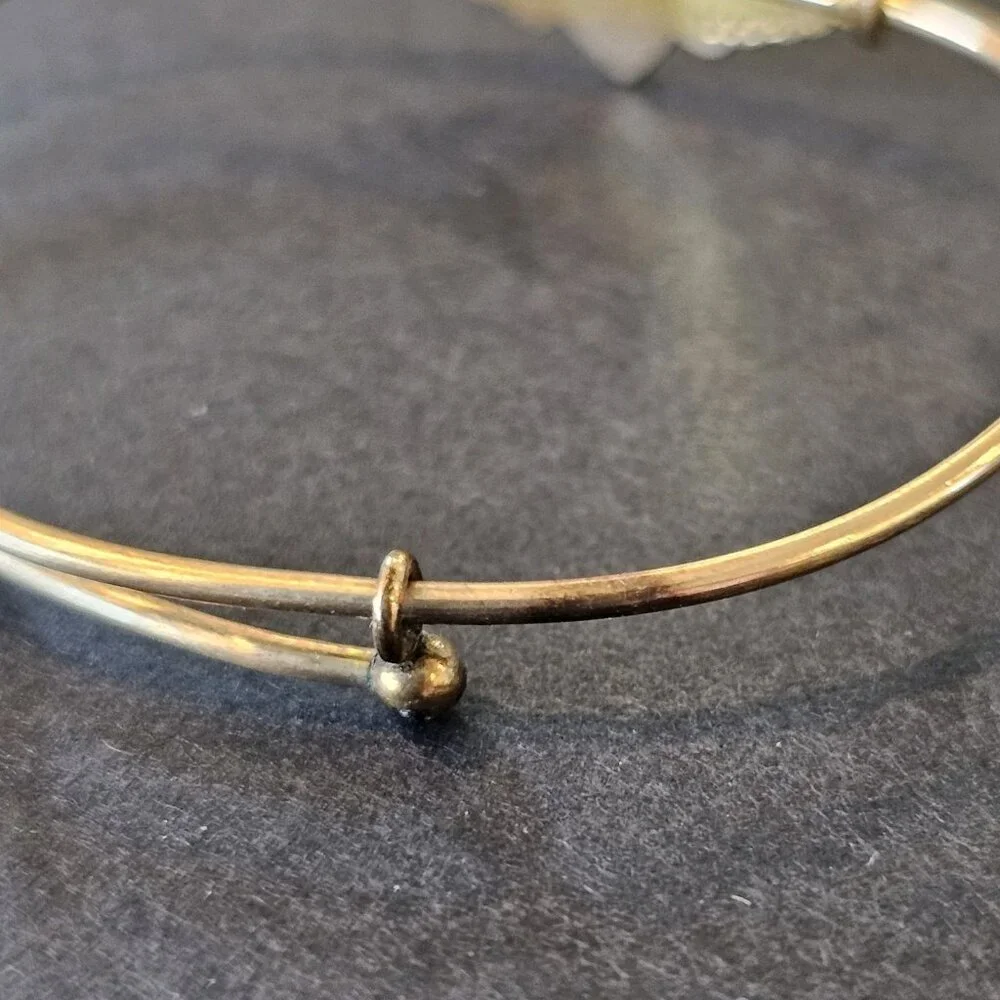 Antique Victorian Toddlers Slide Bangle Gold Bracelet 3T 4T JMF‎ and Co 4 G